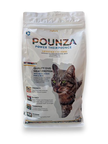 Pounza All Lifestage Cat Food 2kg