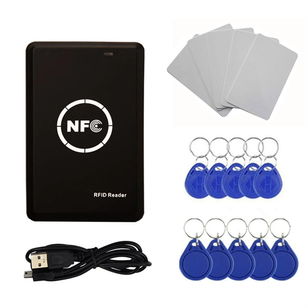 IC/ID RFID Reader 125khz/13.56Mhz Card RFID Copier Driverless Reader