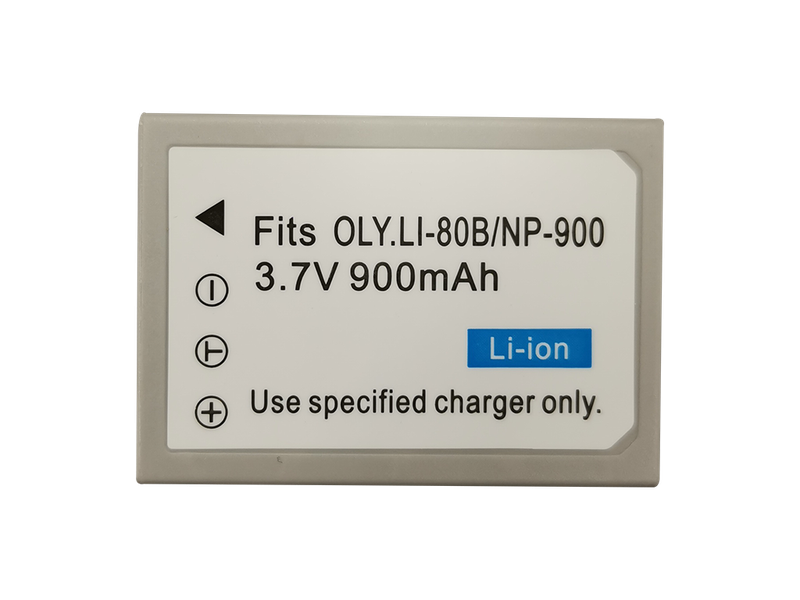 900mAh Lithium-ion Battery for Olympus Li-80B/ ROLLEI NP-900, etc.