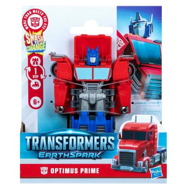Transformers Earthspark 1 Step Smash Optimus