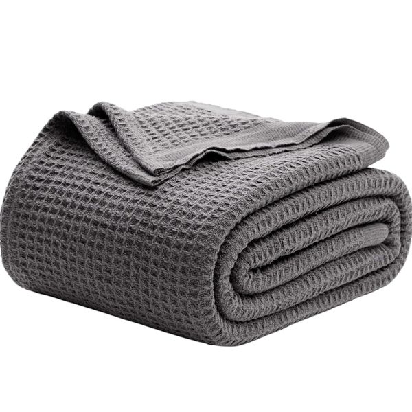 XXL Waffle Throw 250cm x 280cm Bed &amp; Couch Cover