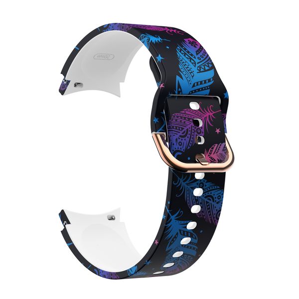 Silicone Strap Compatible with Samsung Galaxy Watch 4/5/6/7 - Bohemian