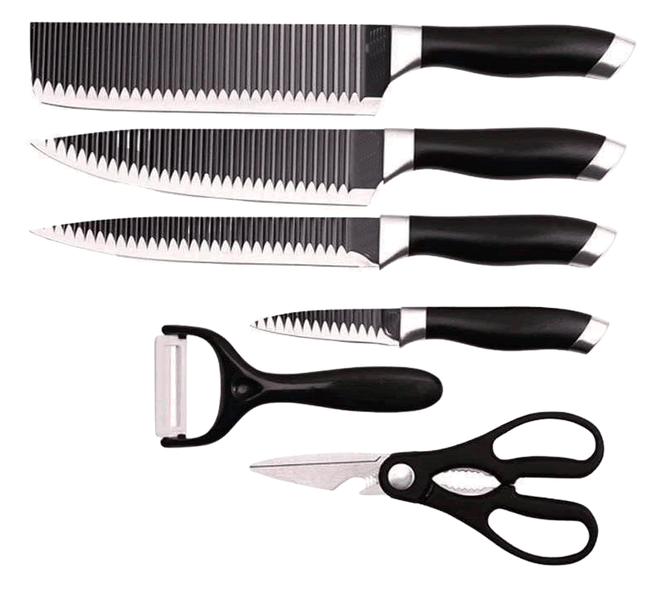 Professional 6 Pieces Kitchen Knife Set-Z-007