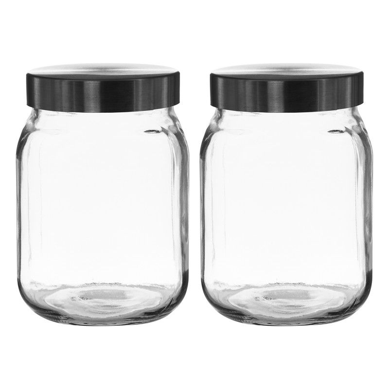 Consol Jar With Stainless Steel Lid (2Lt), 2 Pack Buy Online in South