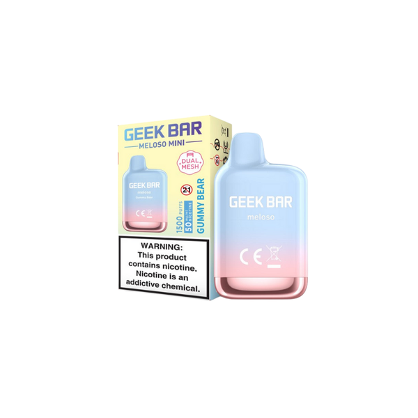 Geek Bar Meloso Mini 1500 50mg Gummy Bear