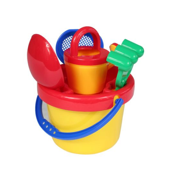 Garden &amp; Beach Bucket Play Set - 6 Piece