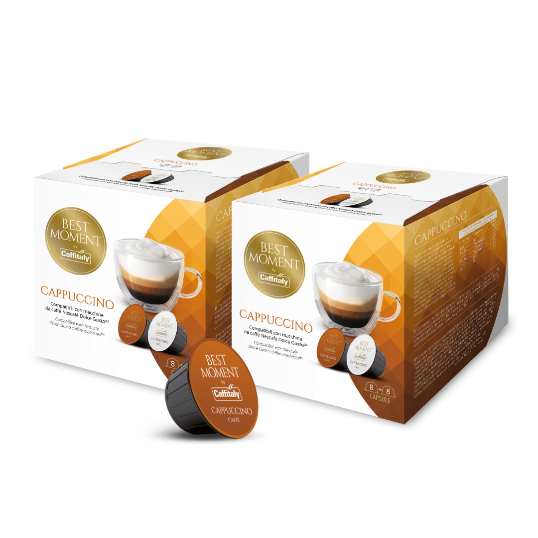 Caffitaly Cappuccino Nestle Dolce Gusto Compatible 32 Capsules