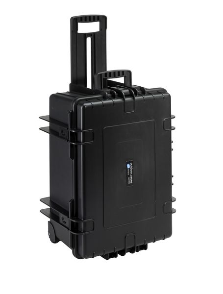 B&amp;W Intl. Outdoor Case 6800 Trolley with Dividers - Black