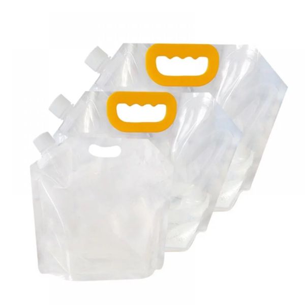 Stand-Up Food Storage Pouch with Spout 1.5L - 3 Pack