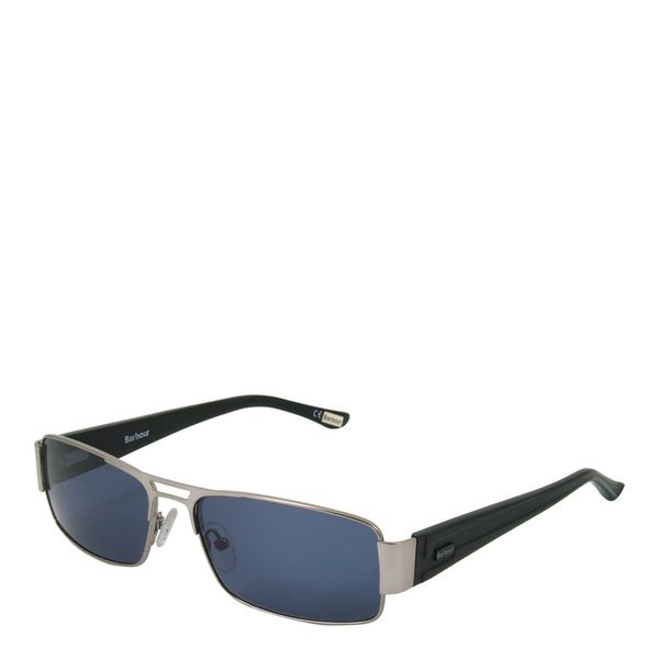 Barbour Gun Metal Rectangle Sunglasses