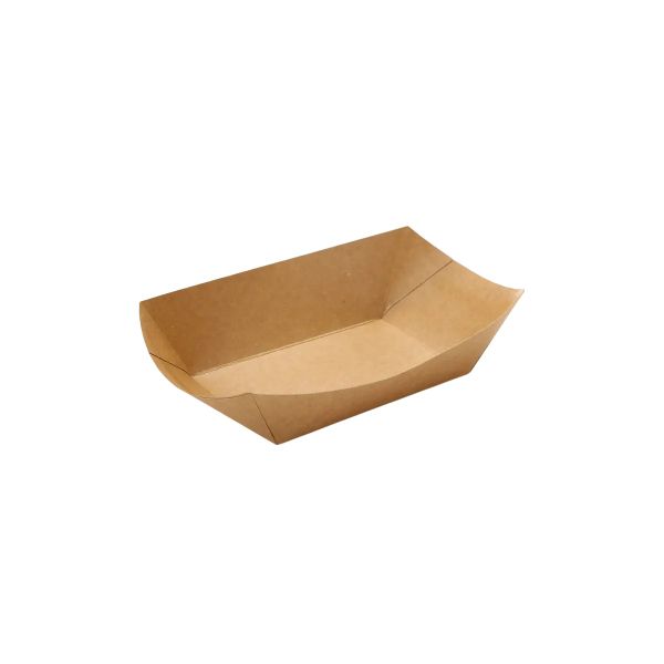 Kraft Disposable Food Tray No 6 - 50 Pack