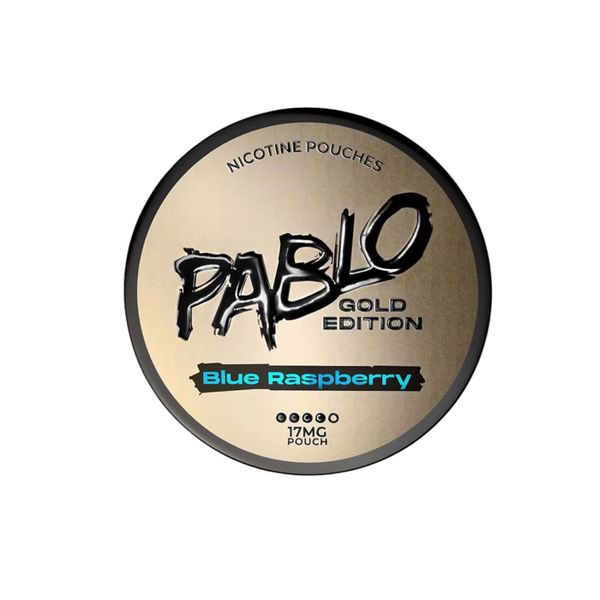 PABLO Blue Raspberry Gold Edition 17mg Nicotine Pouches