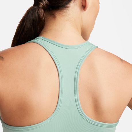 Nike Women's Swoosh Medium Support Padded Sports Bra - Mineral
