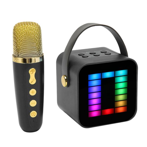 Mini Karaoke Machine, RGB, Black