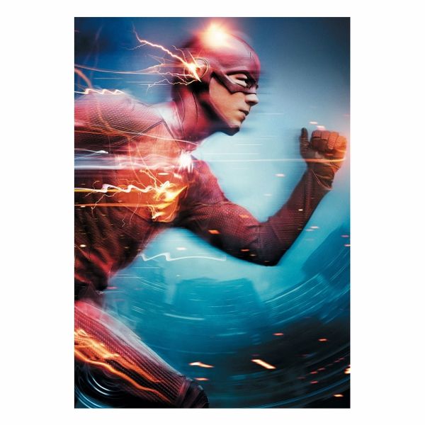 Vibrating Through Speed The Flash - A1 Poster