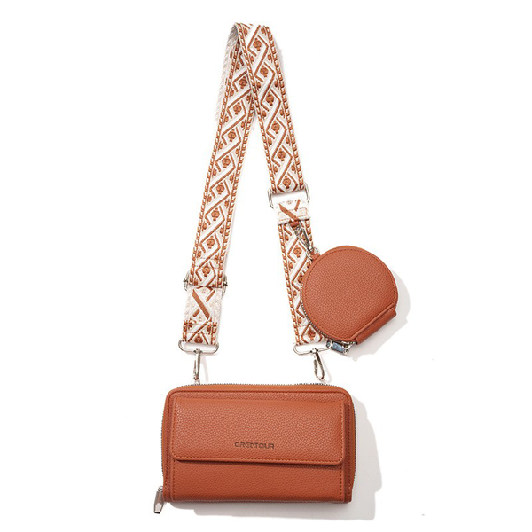 GREATOUR Crossbody Cellphone Bag Purse &amp; Detachable Coin Purse &amp; Strap