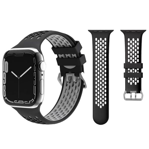 Silicone Sport Watch Strap with Apple Watch 38/40/41 mm