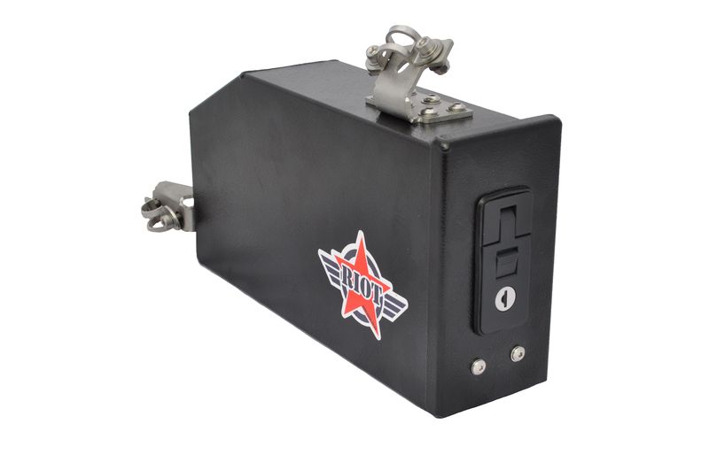RIOT - Side Pannier Toolbox - Silver