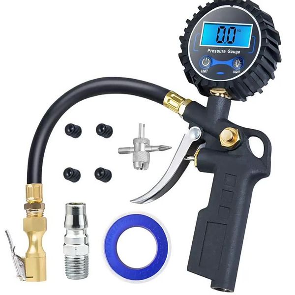 High-Precision Digital Tire Inflator with Pressure Gauge-0.01PSI