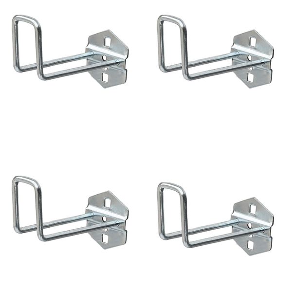 Heartdeco Steel Pegboard Accessories - 4 Piece Wire Hook