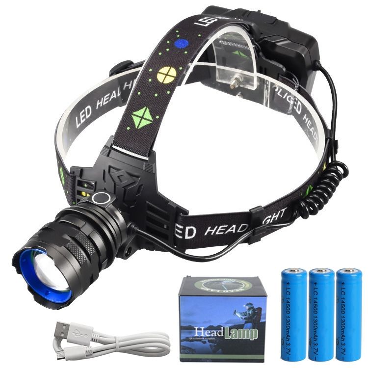High Lumens LED Headlamp& 100H Using Time, USB Bangladesh