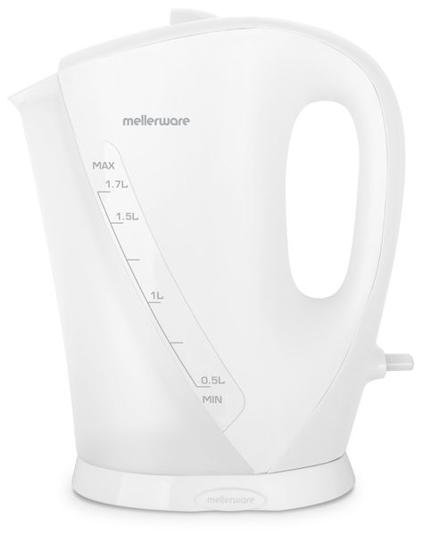 Mellerware Kettle White Cordless Plastic 1.7L 2200W "Zambezi