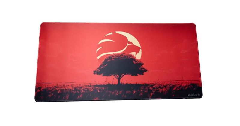 Evetech Crimson XL Mousepad -880mm x 440mm x 5mm, Non-Slip Base