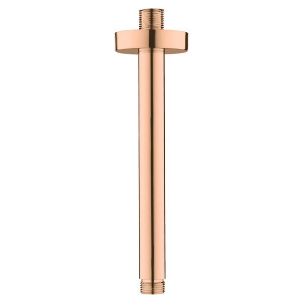 Rose Gold Ceiling Shower Arm - 30cm