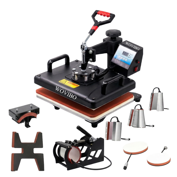 WOVIBO Heat Press Machine Sublimation Printer Heat Transfer Machine 10 in 1