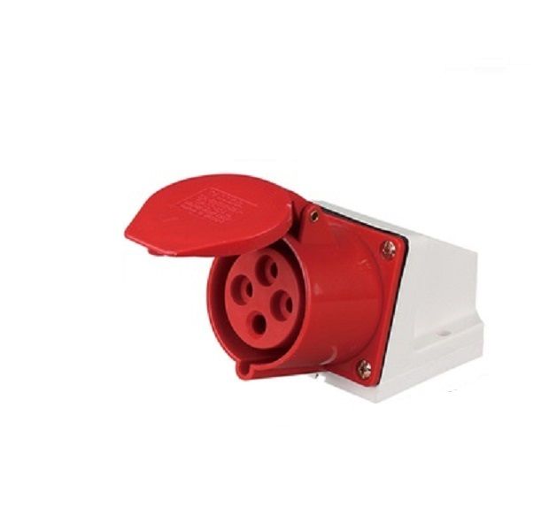 Industrial Socket Waterproof Aviation Socket 16A,4 Pin,3P+E,415V, IP67