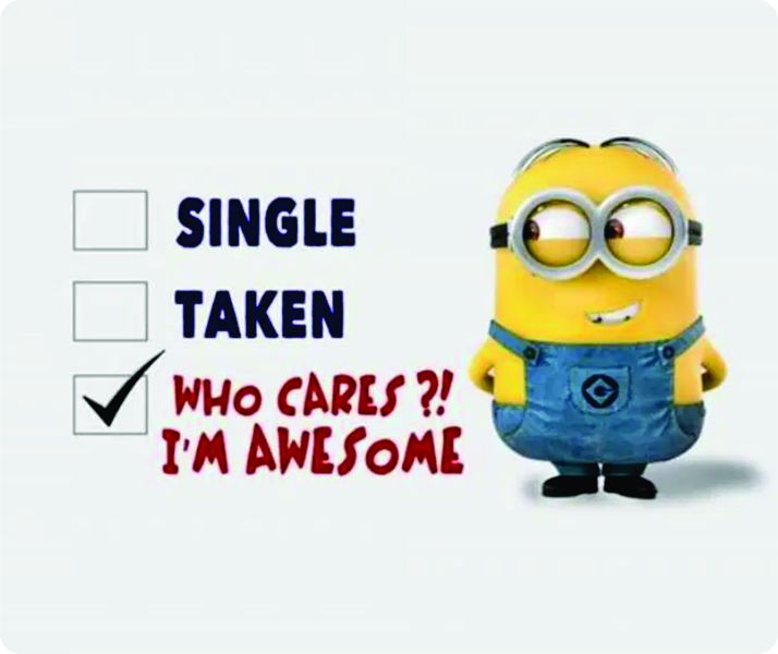 Yellow Single taken minion mouse pad