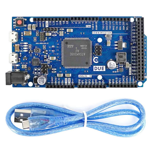 Arduino DUE 2012 R3, ARM 32-bit master, development board