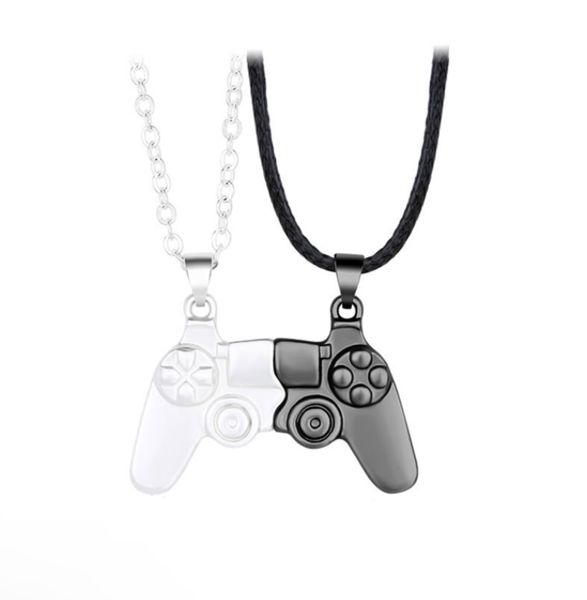 S &amp; C Necklace For Couples - Controller Black