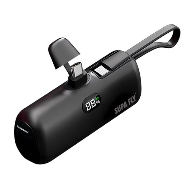 Fast-Charge Power Bank Battery | Lightning Cable for Phone | Supa Fly