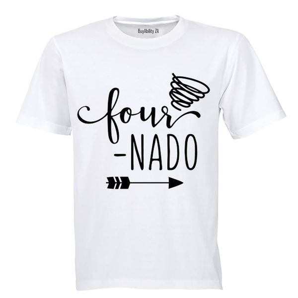 Four-Nado - Kids T-Shirt - White