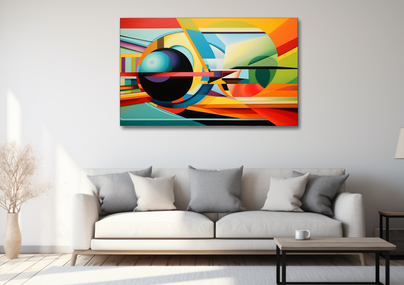 Canvas Wall Art - Vibrant Golf Abstract - MT0101