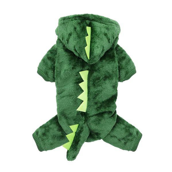 Dinosaur Design Dog Clothes Warm Pet Hoodies Costume for Puppy