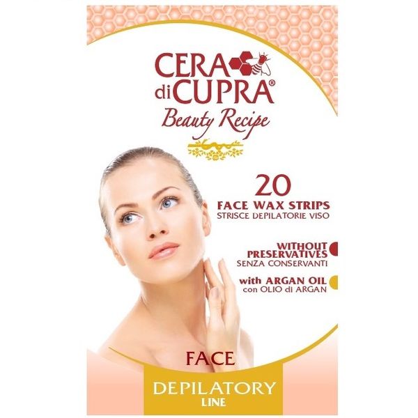 Cera di Cupra Face Wax Strips with Argan Oil