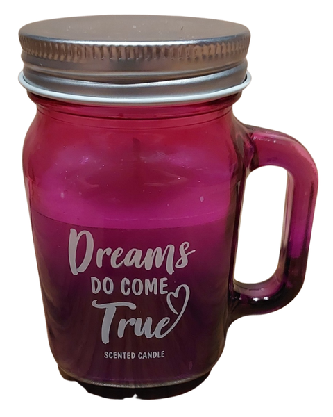 Dreams do come True Scented Candle in Glass