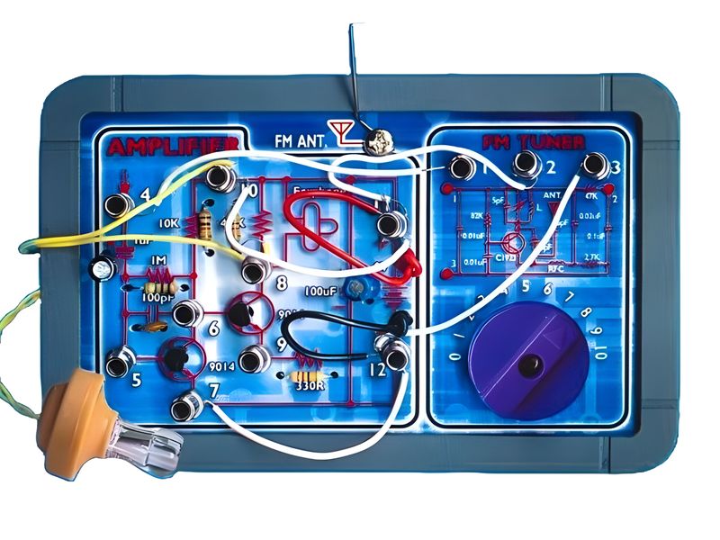 MX-801F Electronic FM Radio Kit Easy DIY Electronics &amp; FM Tuner