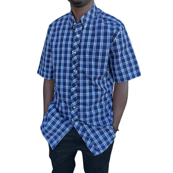 Blue Checkered image