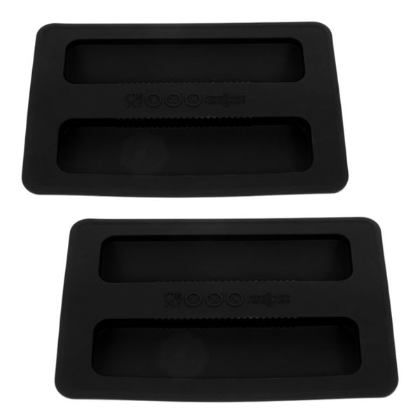 2 Piece - Silicone Heat-Resistant Toaster Slot Covers - Multicolor