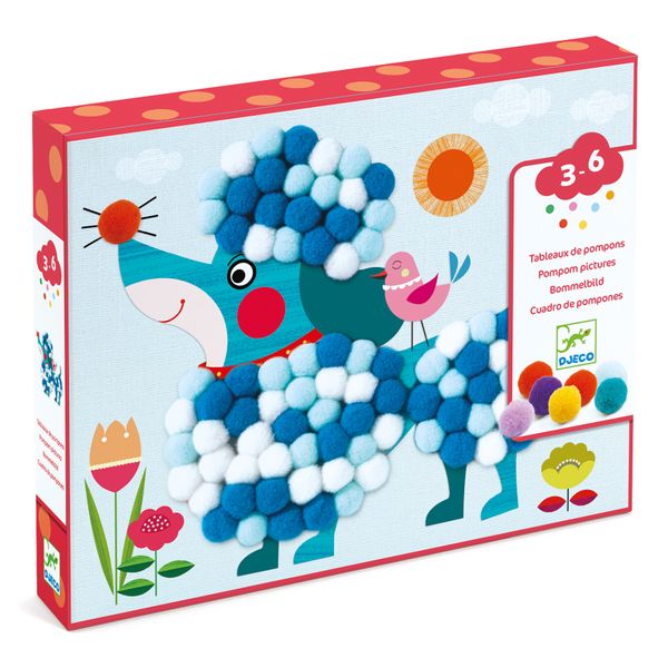 Djeco Art Box - Pompom Puppies