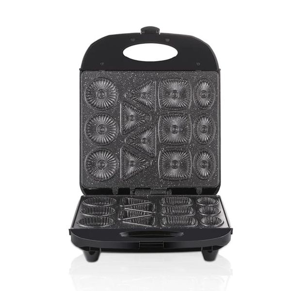 13 Pieces Mini Non-stick Plates with 4 Shapes Sandwich Breakfast Maker