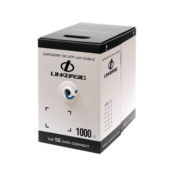 Linkbasic 305M Box Cat5E Solid Blue Utp Cable image