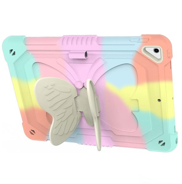 Protective Cover with Butterfly Stand and Strap Compatible with iPad 10.2