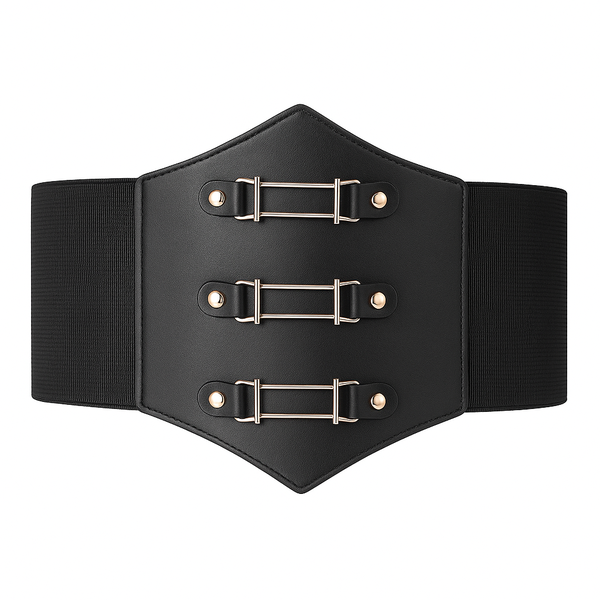 Simple Elastic Corset Wide Belts For Women Retro Girdle Strap Decorative