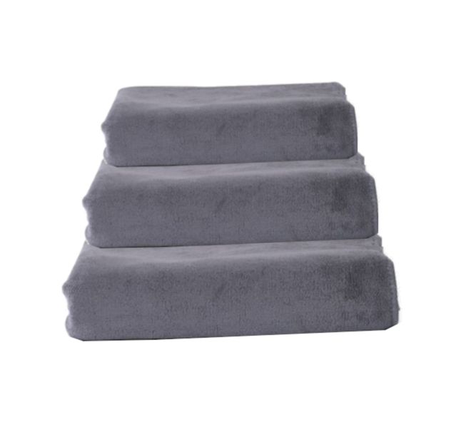 Wonder Towel Set Terry Collection Cosy Valour Microfibre BabyBeachBath Grey