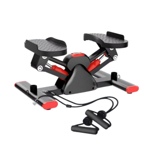 V Shape Fitness Stepper Exercising Machine With Resistant Band