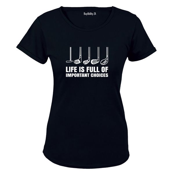 Important Choices - Golf - Ladies - T-Shirt